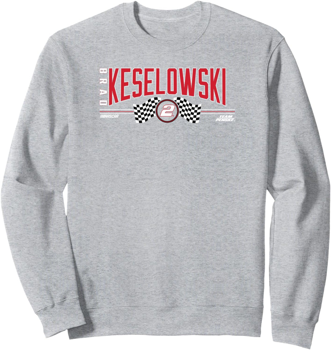 NASCAR - Brad Keselowski - Racing Flags Sweatshirt