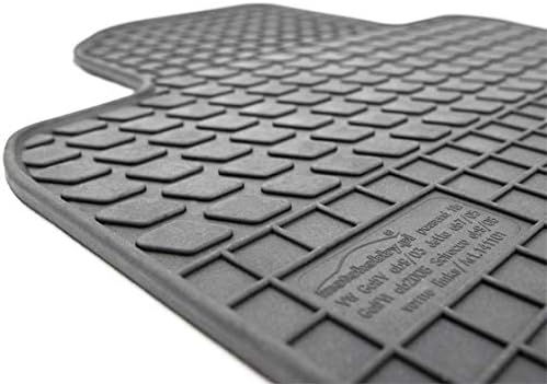 Gummimatten Gummi Fussmatten Satz für VW Volkswagen Golf V/VI/Jetta/Scirocco/Skoda Octavia II/Seat A