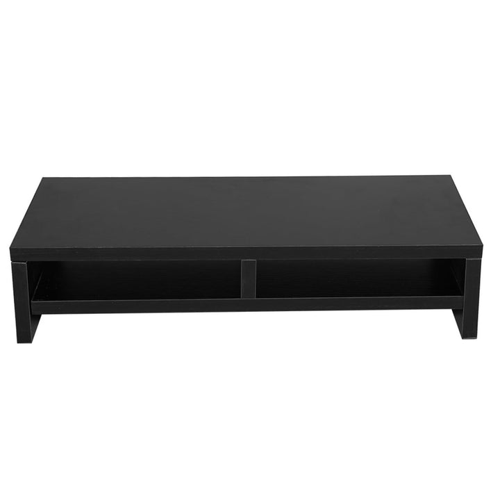 Holz LCD Laptop TV Halterung, Monitor Ständer Computer Riser mit Regal, Monitor Bildschirmerhöhung B