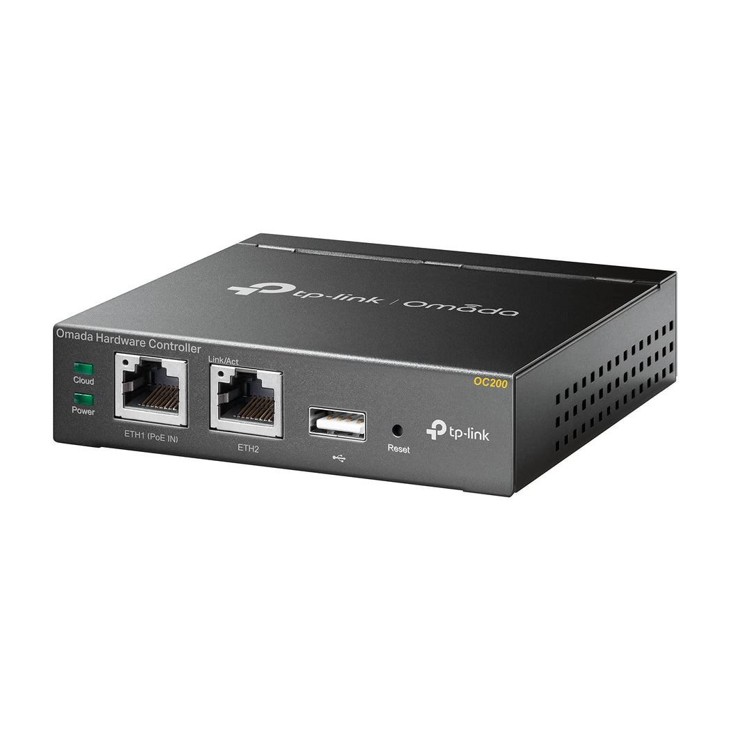 TP-Link OC200 Omada Hybrid PoE Hardware Controller für EAP Serie, USB Port für automatisches Backup,