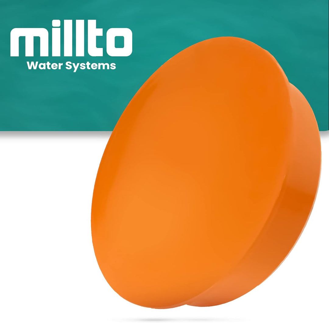 Millto™ Muffenstopfen HT KG Rohr Ø DN 400 mm Orange | Abwasser Kappe Kunststoff Abflussrohr Kunststo