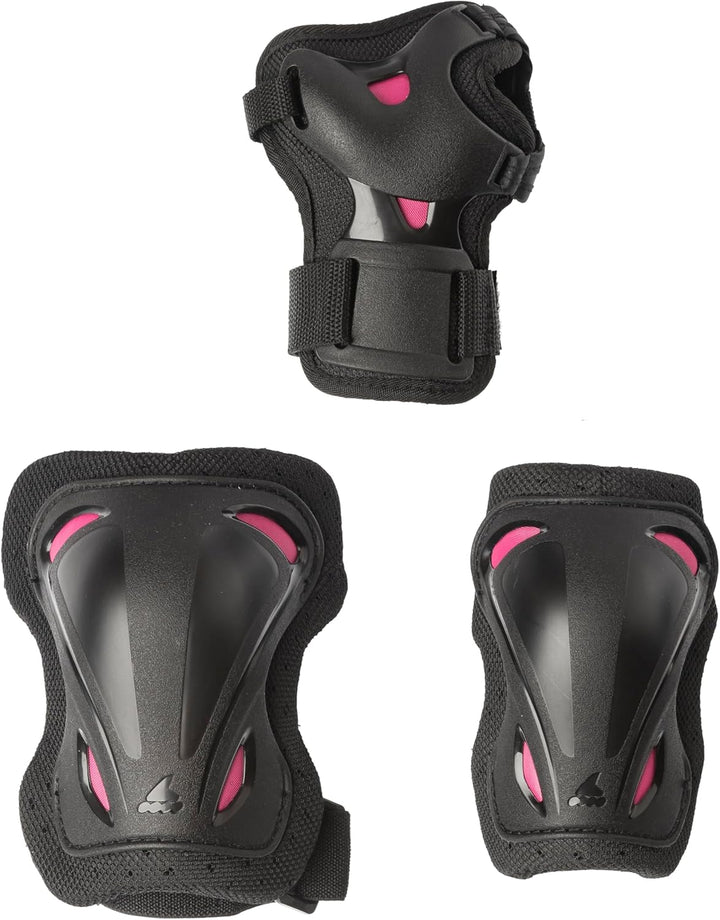 Rollerblade Damen Skate Gear 3 Beschützer L Black/Raspberry, L Black/Raspberry