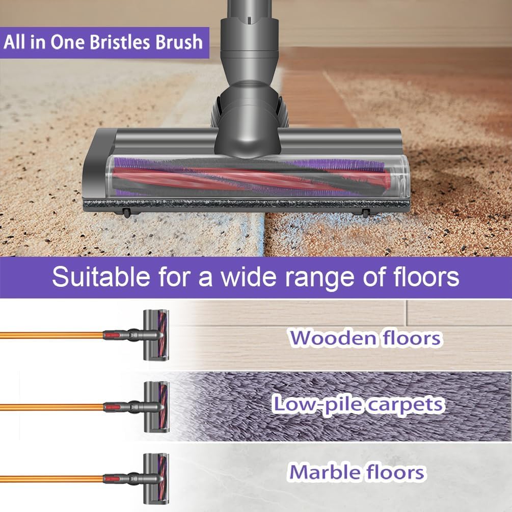 Elektrische Bürste kompatibel für Dyson V6 DC58 DC59 DC62 DC72 DC74 SV04 SV06 SV09, Ersatzteile Dire