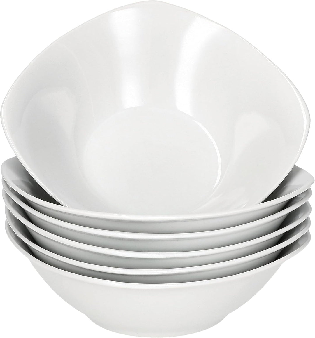 MamboCat Lotta 6er Set Müslischale I 250 ml I weisse Porzellan-Schälchen für 6 Personen I Bowl für S