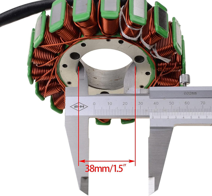 WOOSTAR 18 Spule Magneto Stator Ersatz für Hyosung GT650R GT650 GT650X V2S650 V2C650R GV650 Cruiser