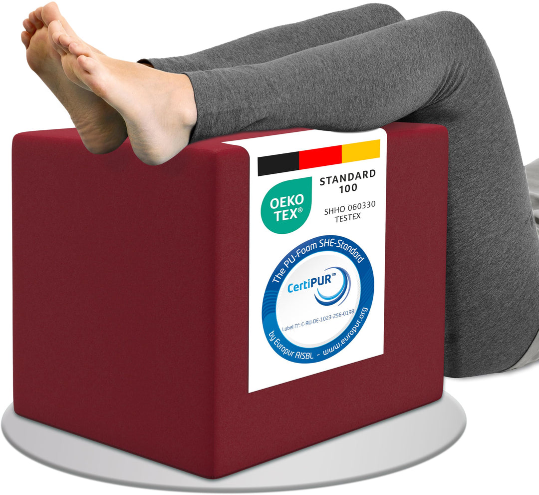 maxVitalis Orthopädischer Bandscheibenwürfel, Stufenlagerungswürfel zur orthopädischen Stufenlagerun