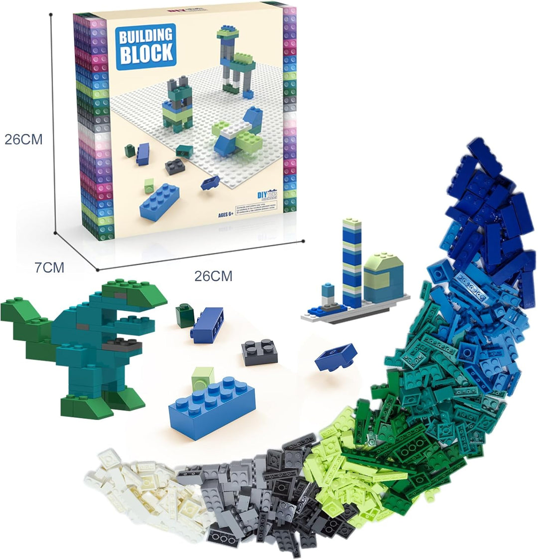 1500 Basic Bausteine Box, Klassische Basis Steine Nachfüllpacks Kompatibel zu Allen Anderen Herstell