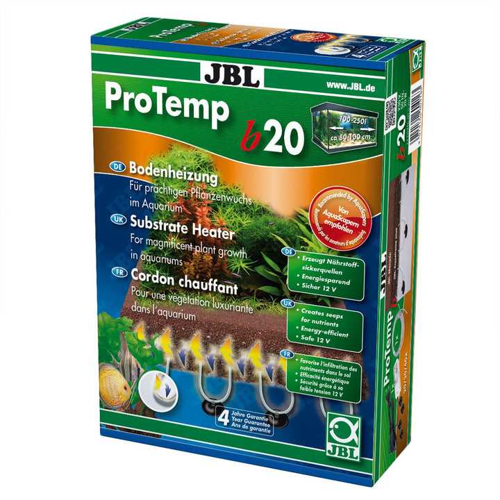 JBL ProTemp b20 Bodenheizung für Süss- und Meerwasser-Aquarien, für 100 - 250 l Für 100-250 l, Für 1