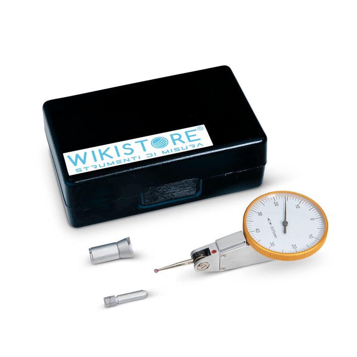 WIKISTORE FÜHLHEBELMESSGERÄT HORIZONTAL, Messwerkzeug 0-0,8 mm, Arbeitswerkzeug mit einer Anzeige vo