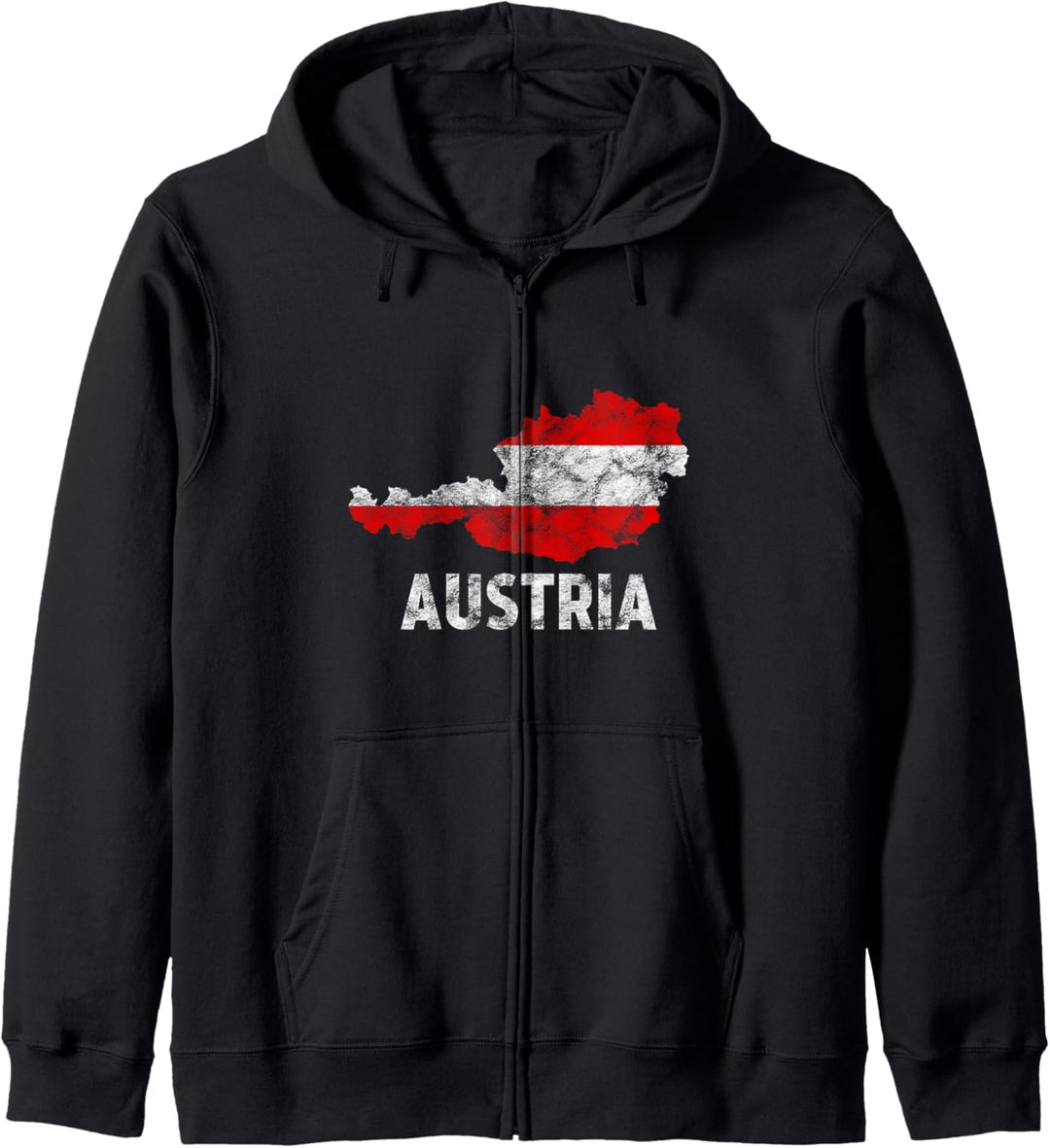Österreich Vintage Nationalität Sportmannschaft Fan Outfit Kapuzenjacke