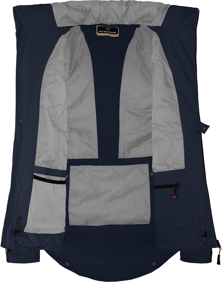 Bergson SKIEN THERMO | Herren Regenjacke, leicht wattiert, recycelt, 20000 mm Wassersäule - recycelt