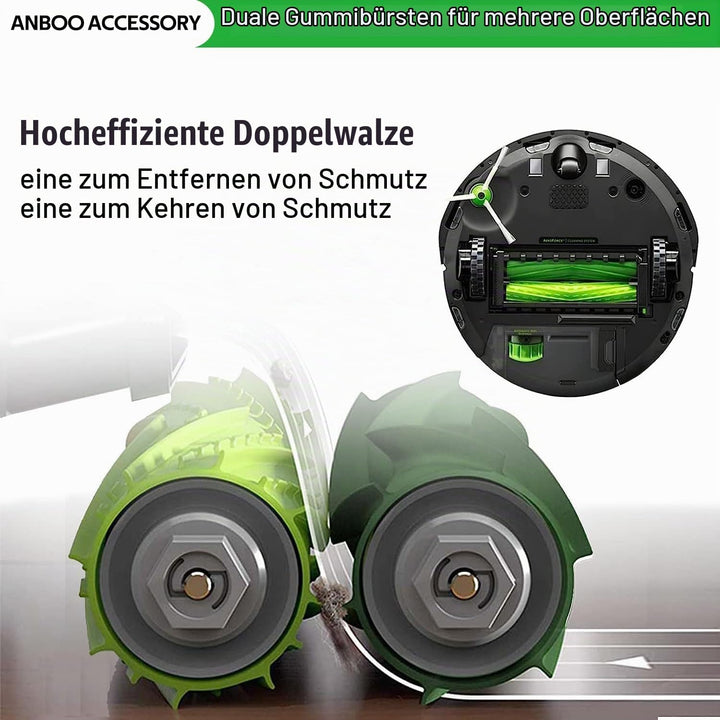 ANBOO 10 Stück Ersatzteile für iRobot Roomba i7 i7+ E5 E6 i6 i6+ i3 i3+ i4 i4+ i8 i8 Plus e5154 i315