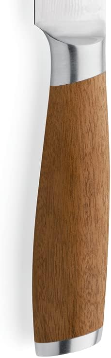 Paul Wirths SURU Tranchiermesser aus Damast- Stahl und Akazienholz Griff, mit 20 cm Klinge, extrem s