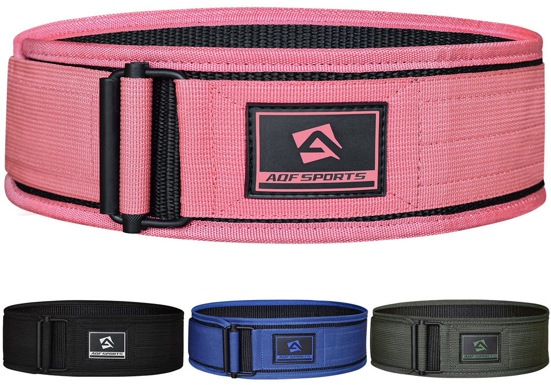 AQF Gewichthebergürtel, 4"/10.2cm Autolock Nylon Gürtel, Functional Training Bodybuilding Fitness Gü