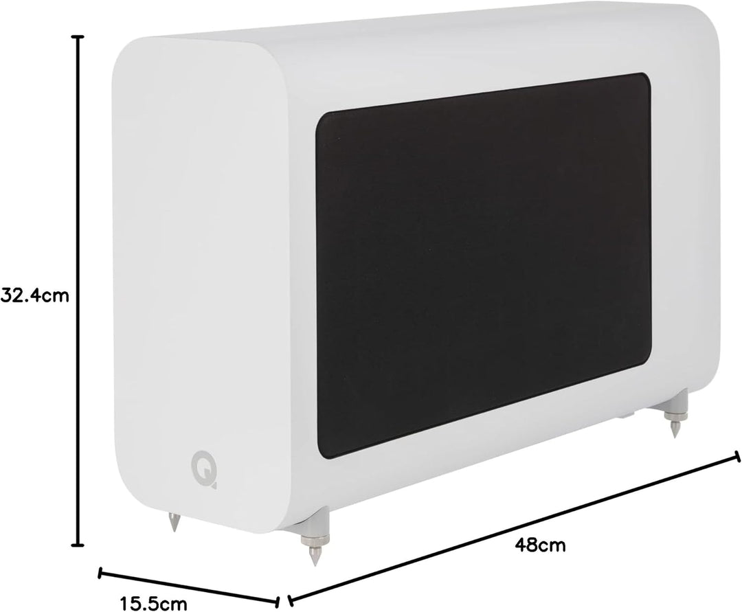 Q Acoustics 3060S Active Subwoofer (Satin White) satin weiss, satin weiss