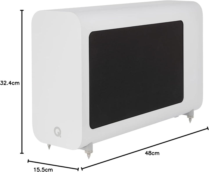 Q Acoustics 3060S Active Subwoofer (Satin White) satin weiss, satin weiss
