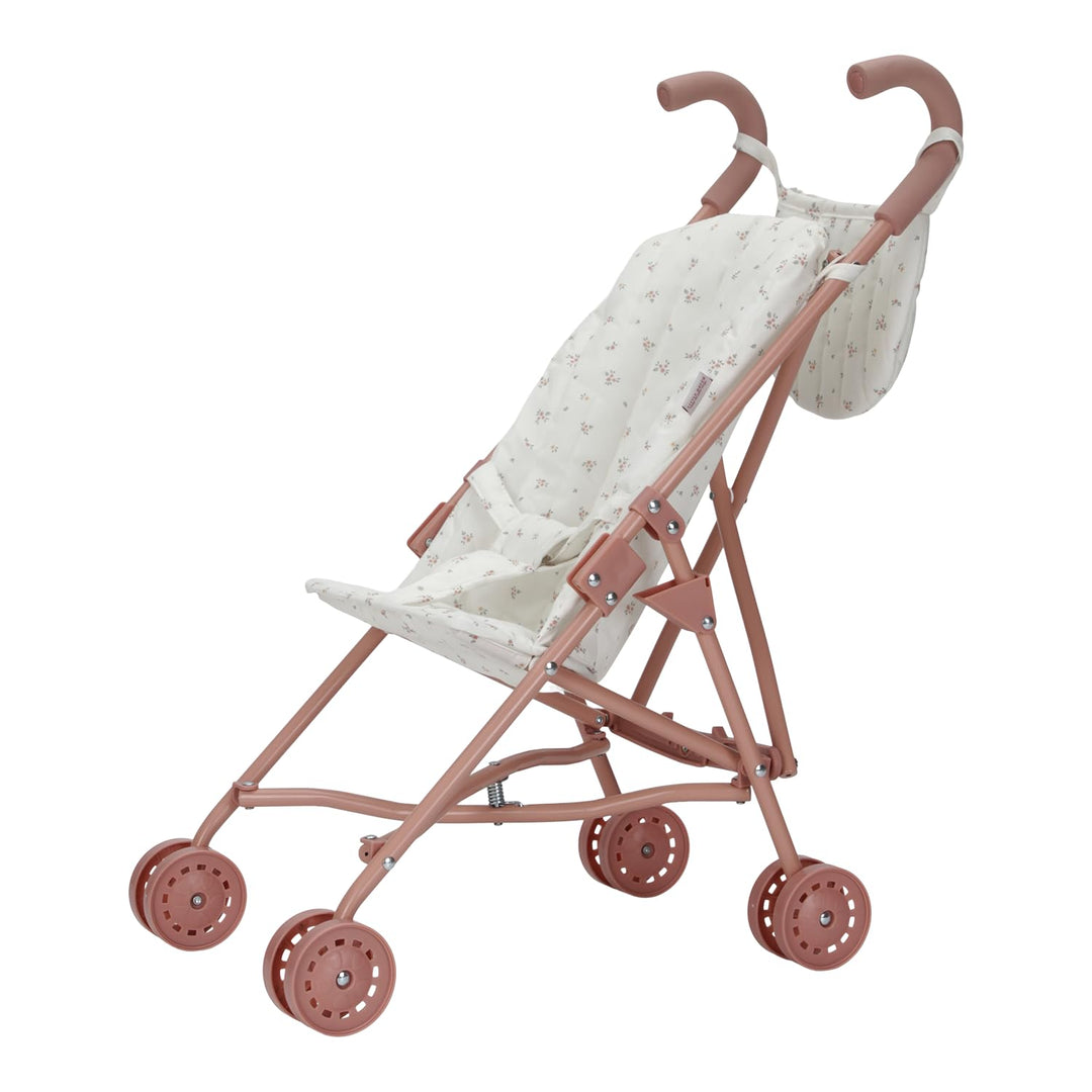 Little Dutch 4584 Puppenbuggy klappbar aus Metall mit Soft-Griffen und Buggytasche - für Puppen von