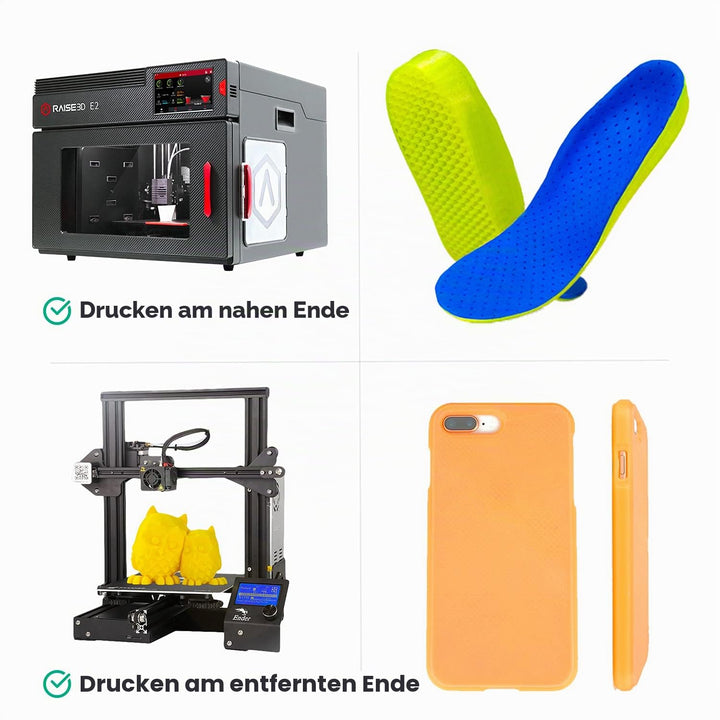 eSUN Flexibles TPU Filament 1.75mm, 3D Drucker Filament TPU-95A, Massgenauigkeit +/- 0.05mm, 1kg Spu