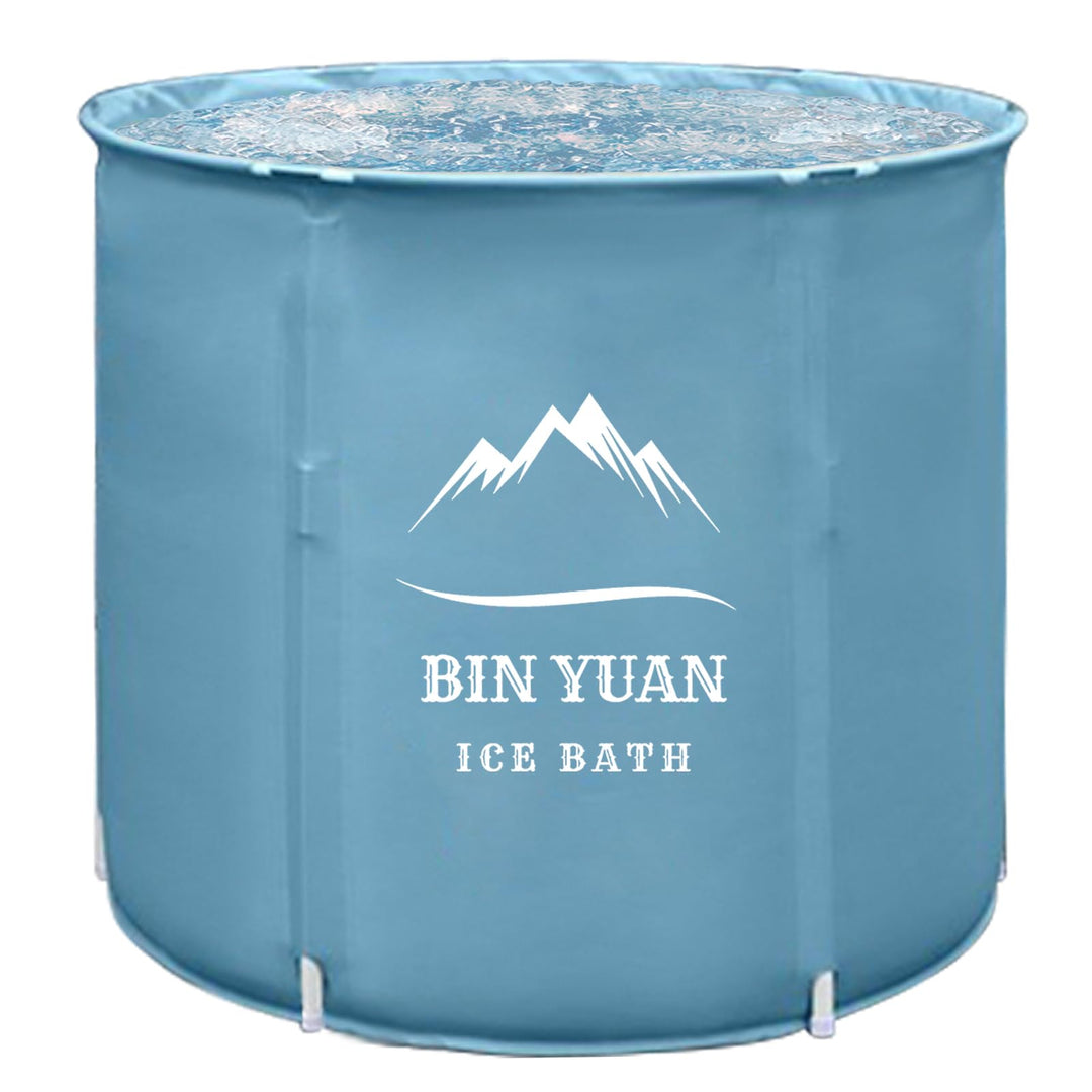 Foldable Bathtub Adult Portable Bathtub 70 x 68 cm for Adults Round Foldable Plastic Bathtub for Spa