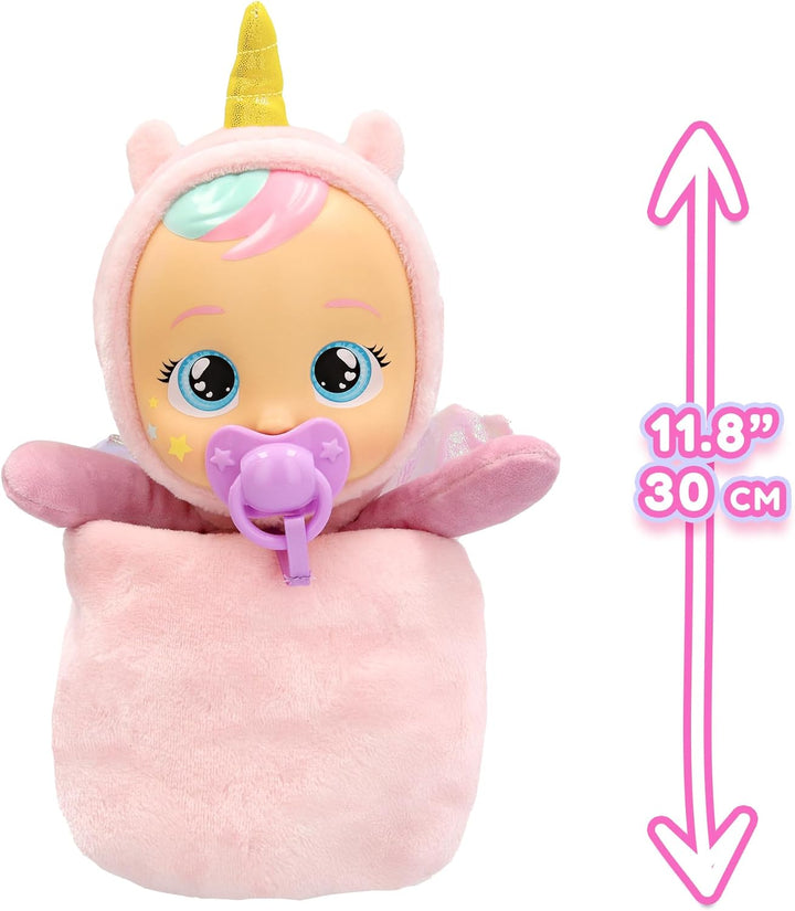 CRY Babies Luna & Poppy Interaktive Puppe Kinderleichtes Einschlafen mit Goodnight Friends Luna und