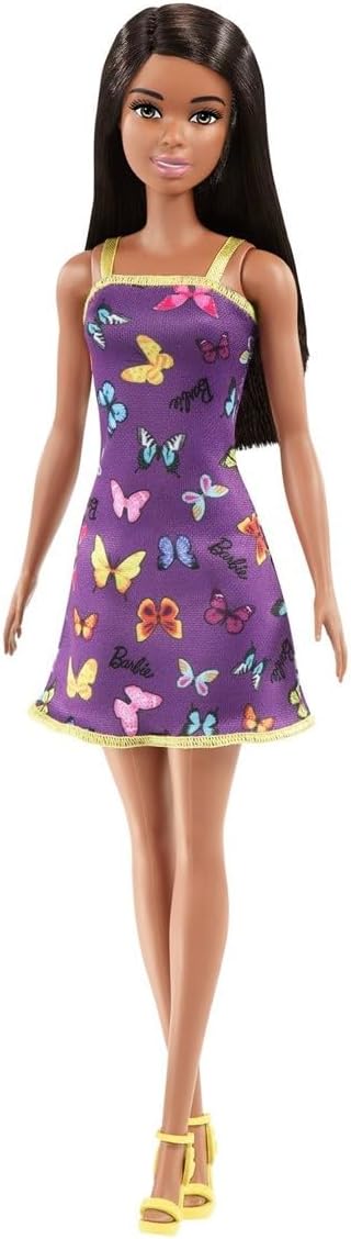 Barbie Mattel T7439 AFROAMERICANA Con Vestito Viola