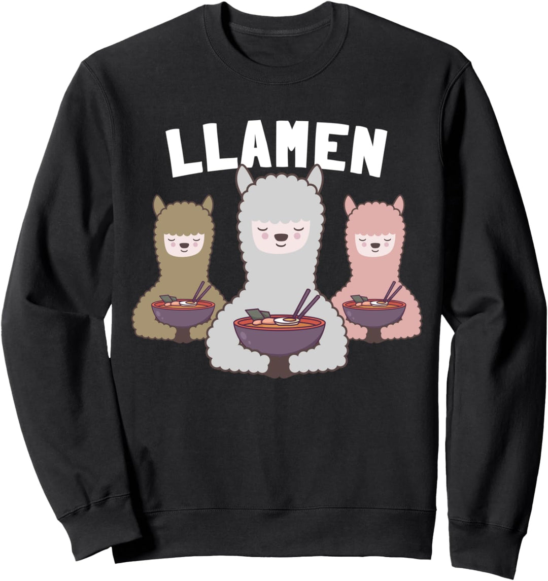 Lama Nudelsuppe Ramen Sweatshirt