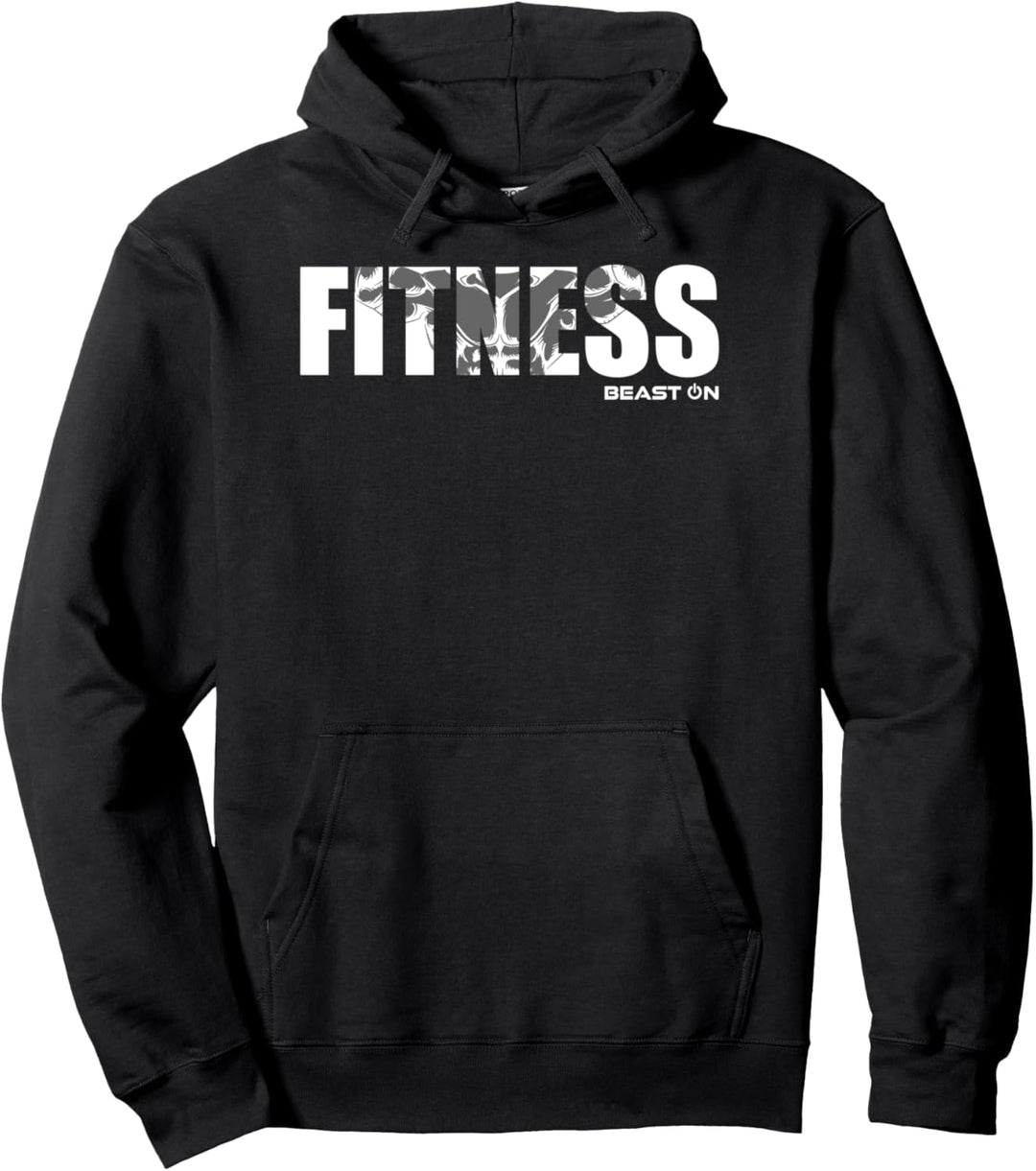FITNESS | Muskeln Beast ON | GYM Motivation Fitness Sprüche Pullover Hoodie