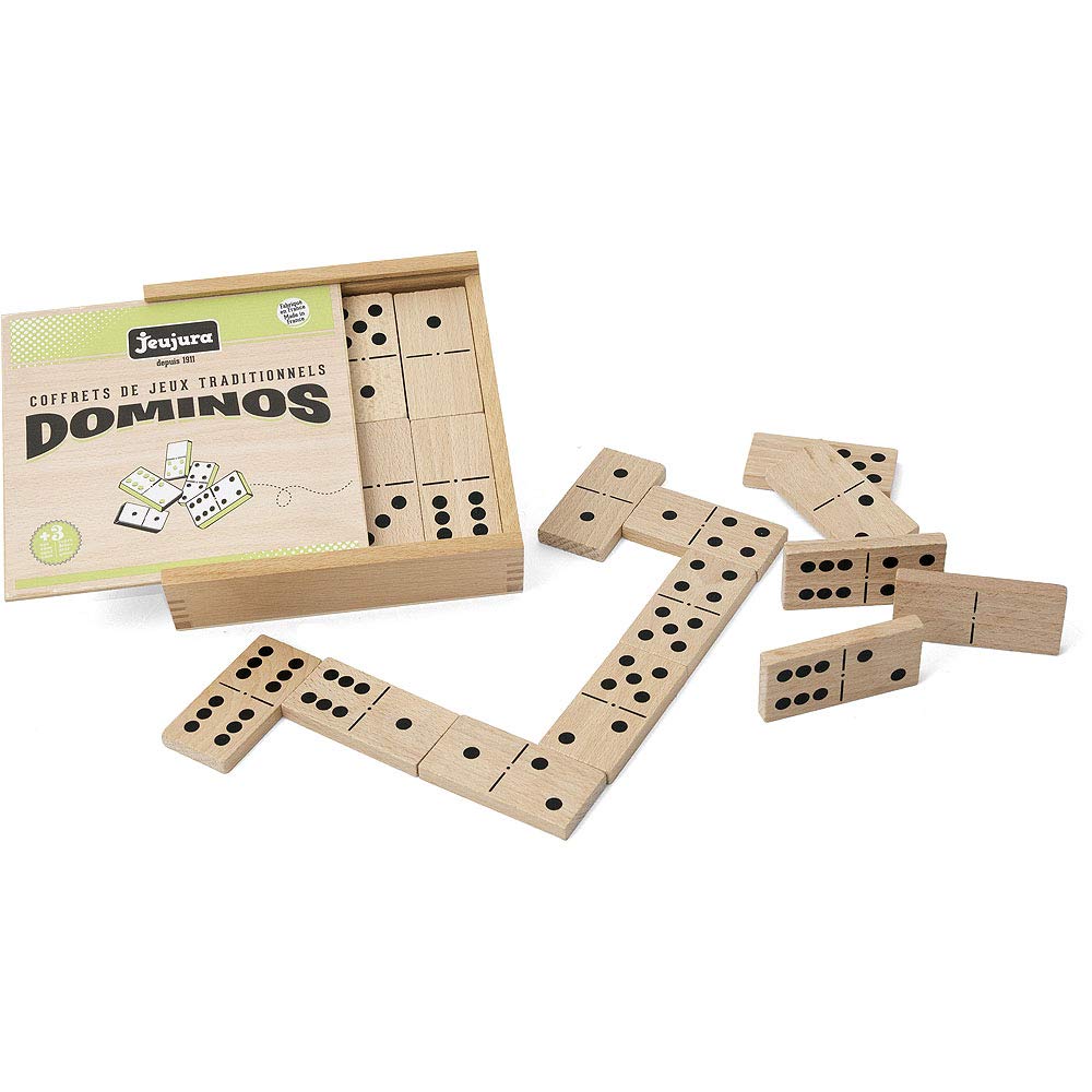 JeuJura 8141 Spiel der Reflexion grossen Domino Holzbox,