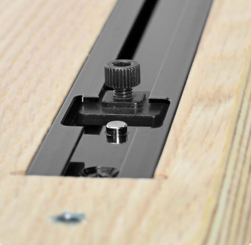 Monitorständer Desk Shelf 100 cm Eiche | Monitorerhöhung Holz mit modularem Schienensystem | Schreib
