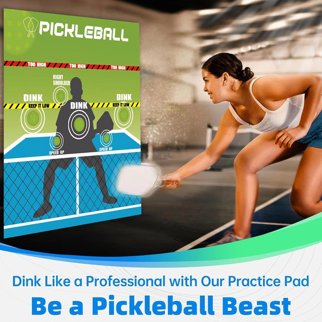Pickleball -Übungsrebounder, Pickleball -Dink -Trainer für Outdoor | Tragbarer Trainer präziser Ziel