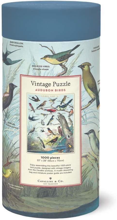 Cavallini Papers & Co. Birds Vögel 1000 Teile Puzzle, Mehrfarbig
