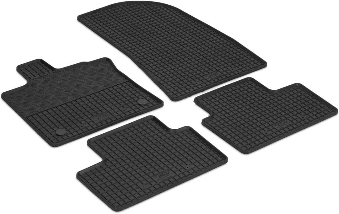 Gummi Fussmatten passend für Renault Captur II ab 2020/Mitsubishi ASX ab 3/2023 AZUGA AZ10091960 Gum