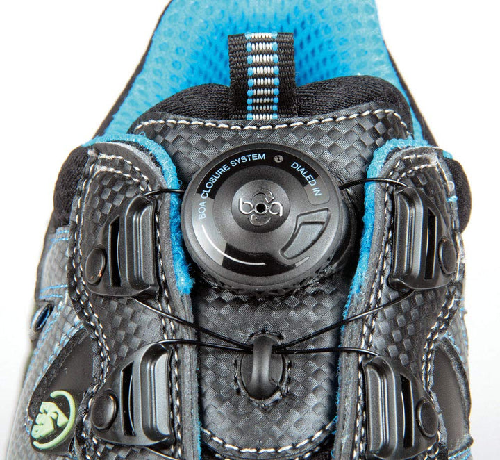 Cofra 13190-000.W36 LOFN S3 ESD SRC Sicherheitsschuhe, Schwarz/Grau/Hellblau, Grösse 36 36 EU, 36 EU