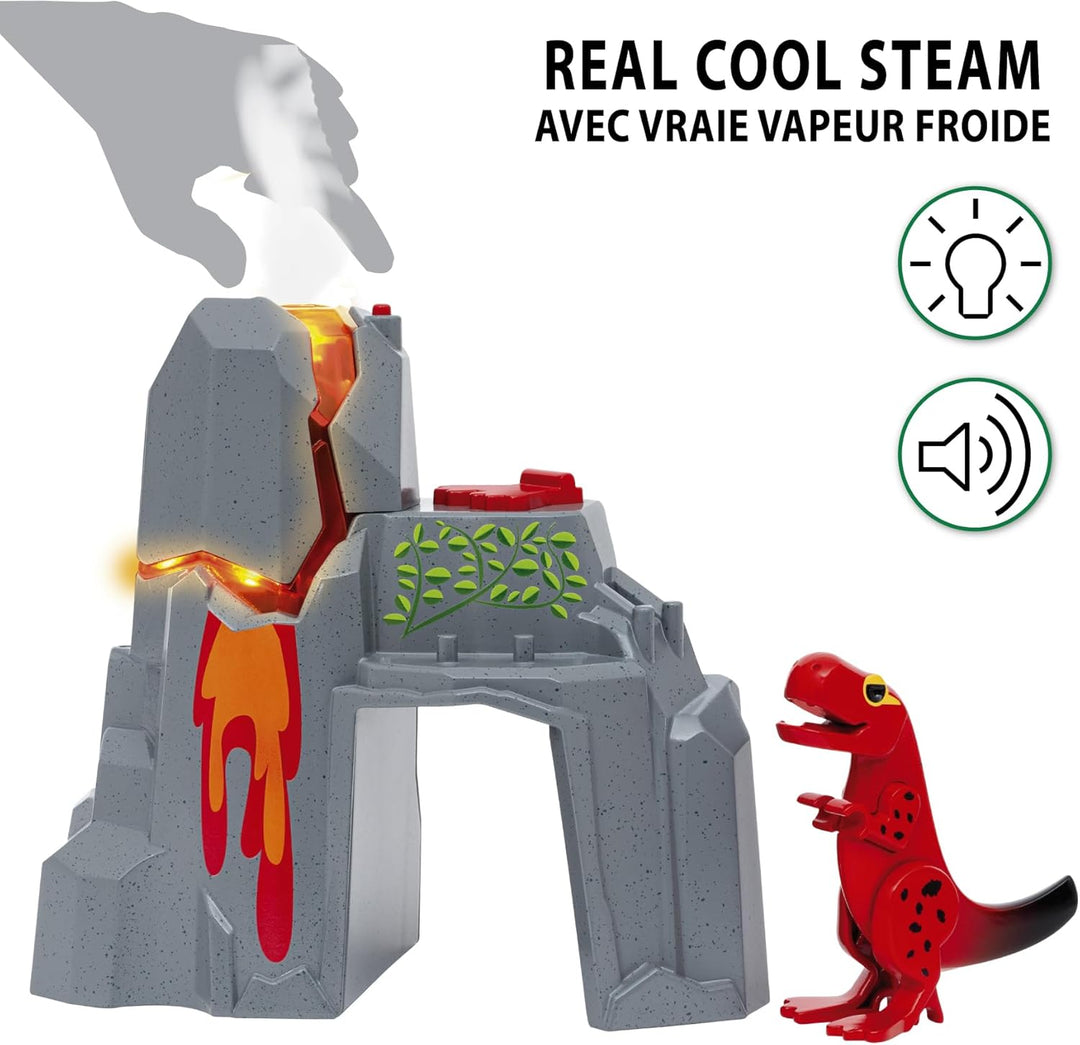 BRIO World - 36092 Dinosaurier-Vulkan mit Ausbruchsfunktion - Zugset für Kinder ab 3 Jahren