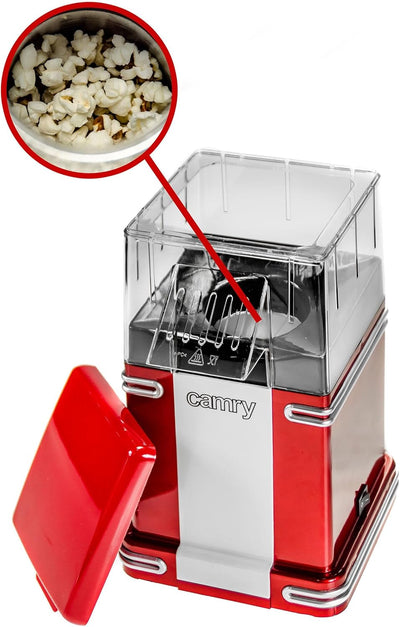camry Popcorn-Maker, Rot, mehrfarbig,