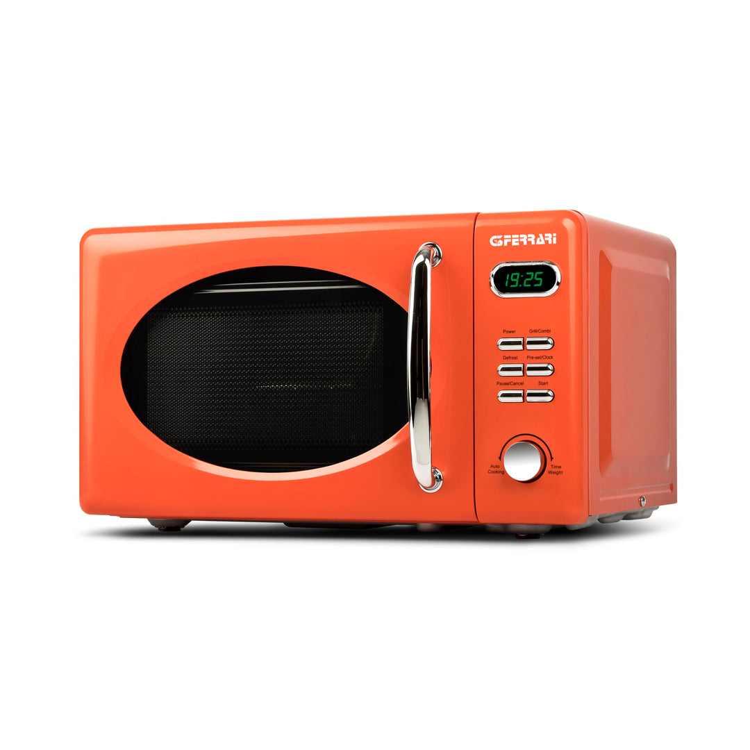 G3 Ferrari G10155 "Sapormio Vintage" Digitaler Kombi-Mikrowellenofen im Vintage-Stil, 1150 W, 20 Lit