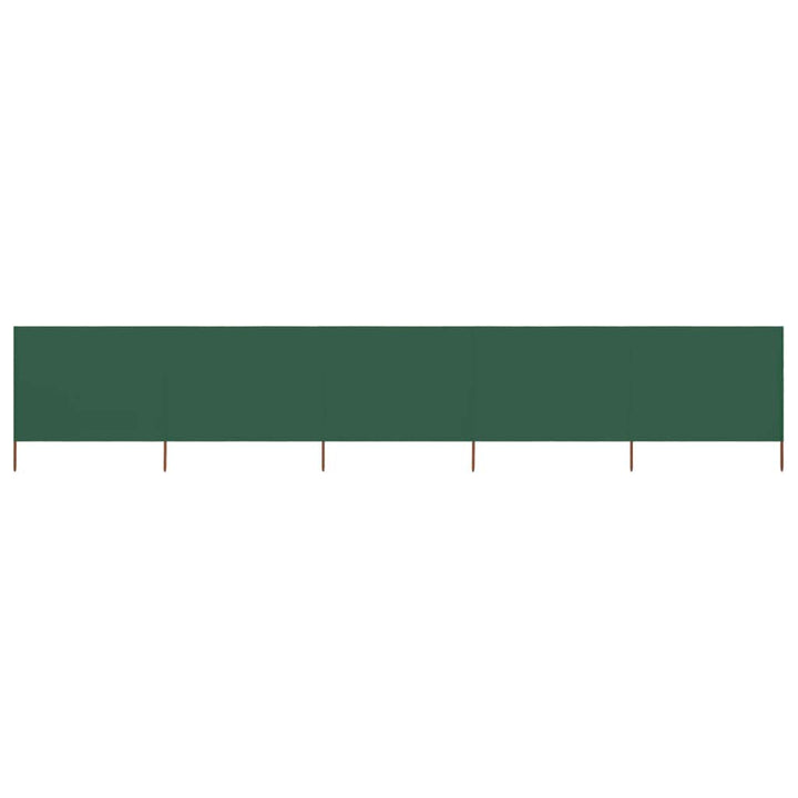 5 Paneele Windschutz Stoff 600x80cm Grün Camping Windschutz Blocker Windblocker Garten Strand Sonnen