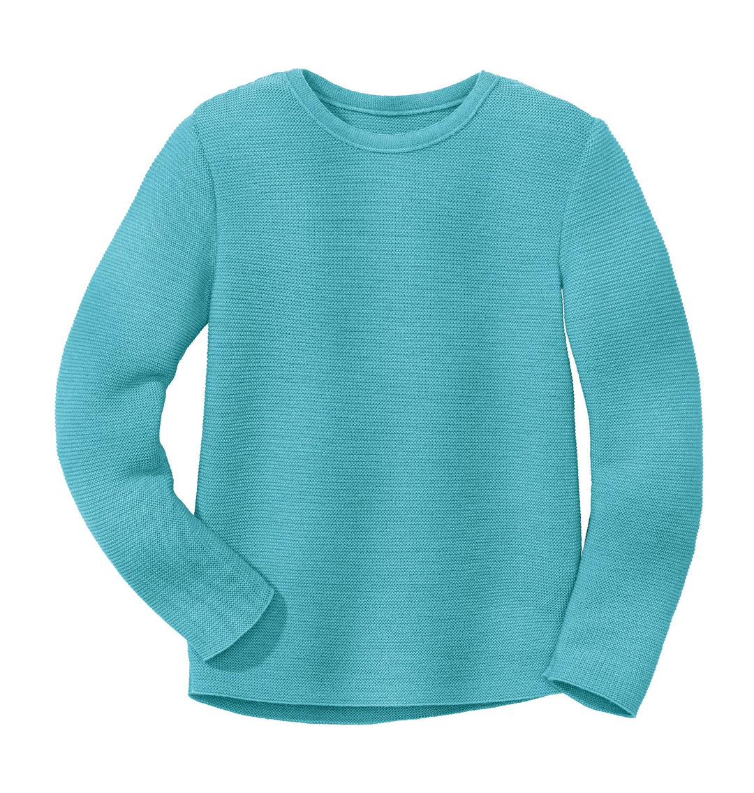Disana Linksstrick-Pullover 86-92 Lagoon, 86-92 Lagoon