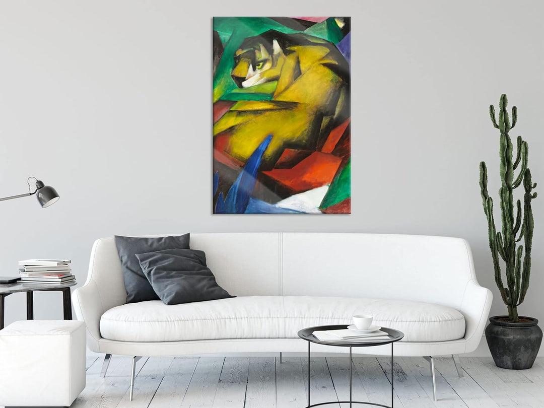 Pixxprint Glasbild | Wandbild aus Echtglas | Gustav Klimt - Malcesine am Gardasee | 70x100 cm | inkl