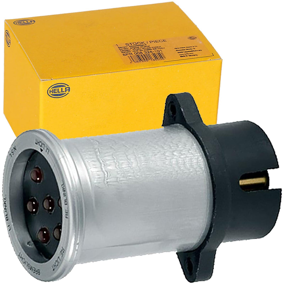 HELLA - Prüfgerät, Anhängersteckdose - 12V - 7-polig - DIN/ISO: 1724 - mit LED-Anzeige - 8PD 004 508