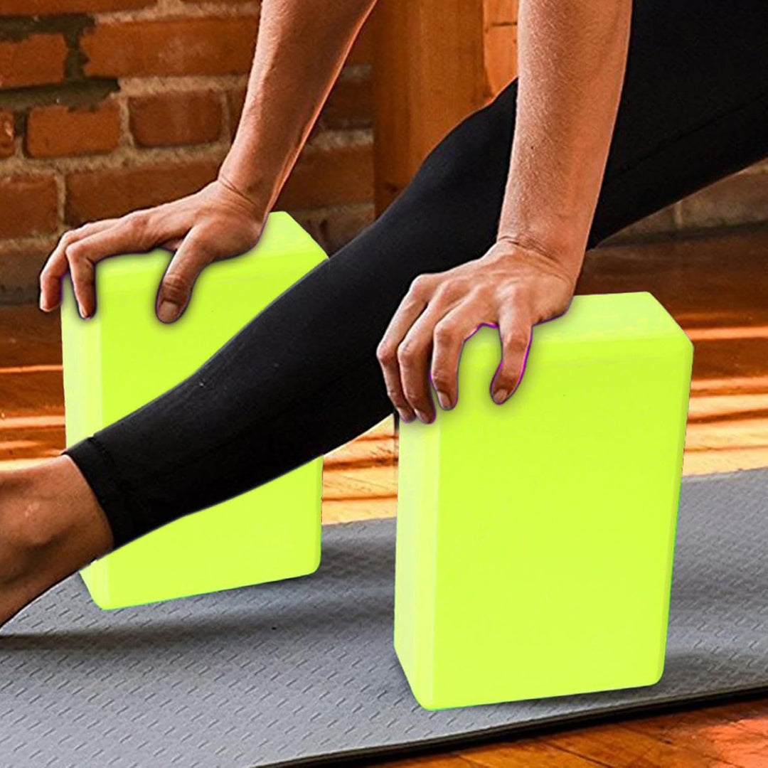 Umweltfreundliche Yoga-Blöcke, weiche, rutschfeste Schaumstoffblöcke, leicht, hochdichter EVA-Schaum