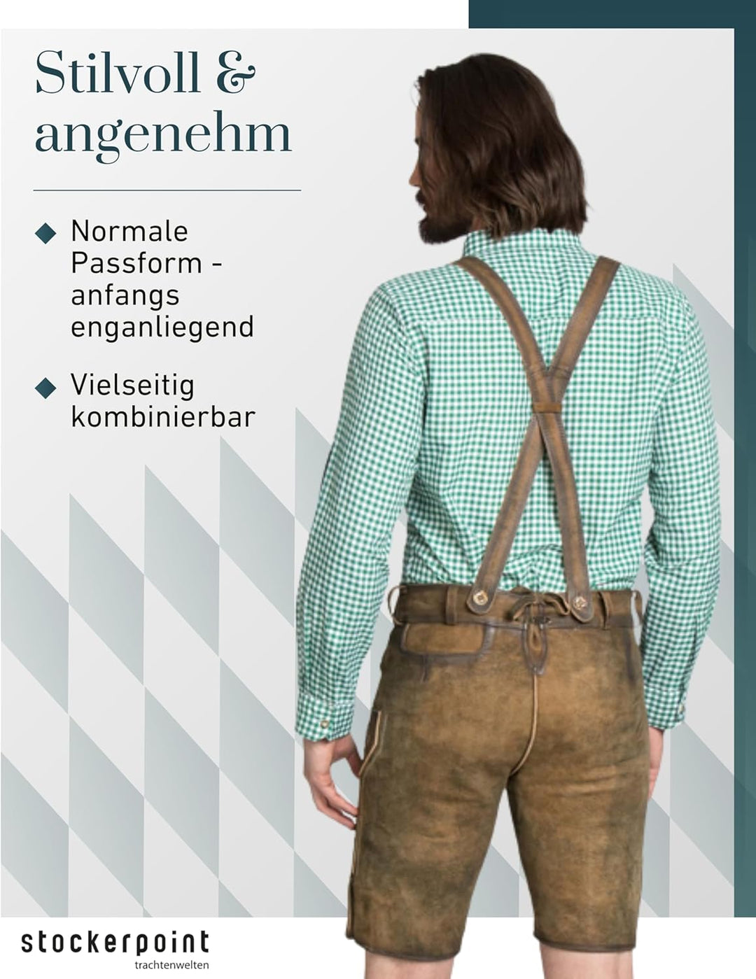 Stockerpoint Herren Hose 50 Havanna Gespeckt, 50 Havanna Gespeckt