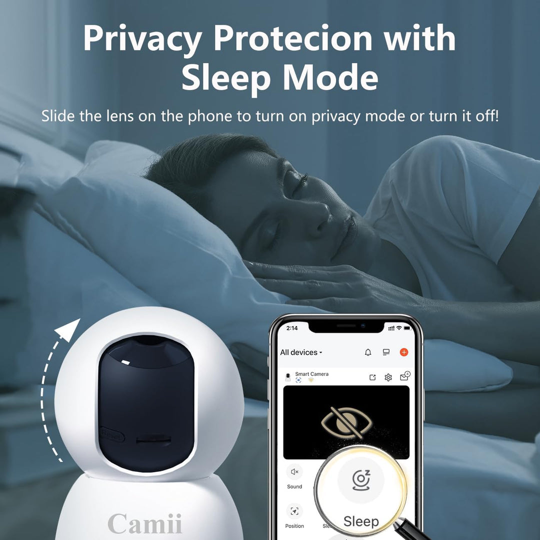 2Pack 3MP Haustier Kamera Hund Kamera mit Telefon App 5G/2.4GHz WiFi Kameras Indoor Security Camera