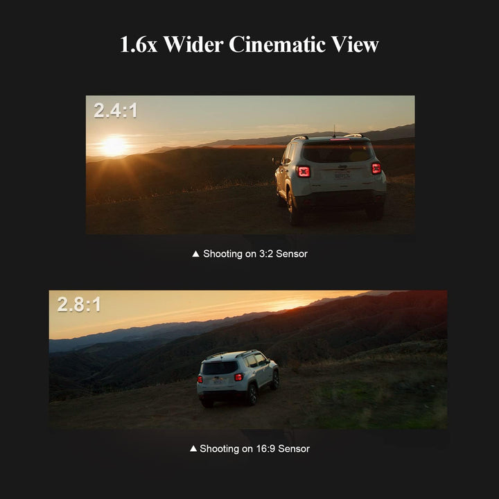 SIRUI Saturn 35mm T2.9 1.6X Vollformat Kohlefaser Amorphe Prime Linse Objektiv, Leichte Kinolinse Ob