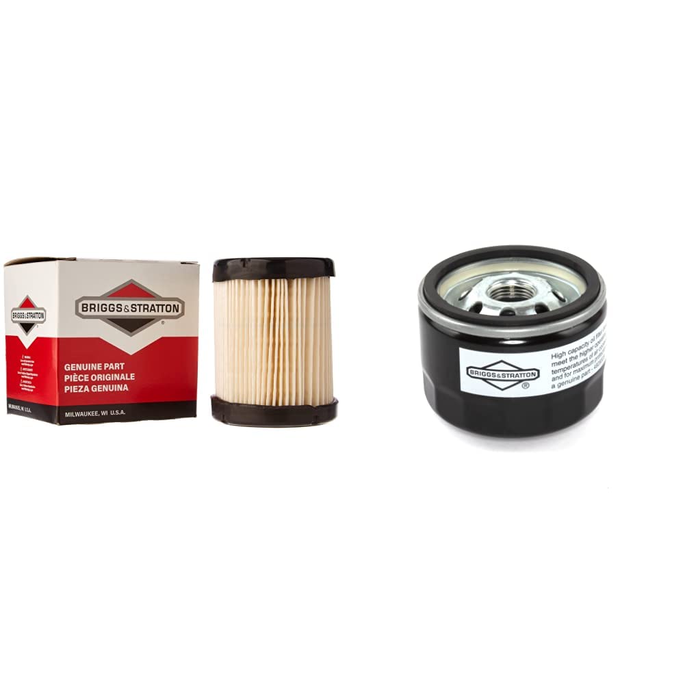 Briggs & Stratton Original Luftfilter 591583, Braun & Briggs and Stratton Genuine 492932S 2 1/4-inch