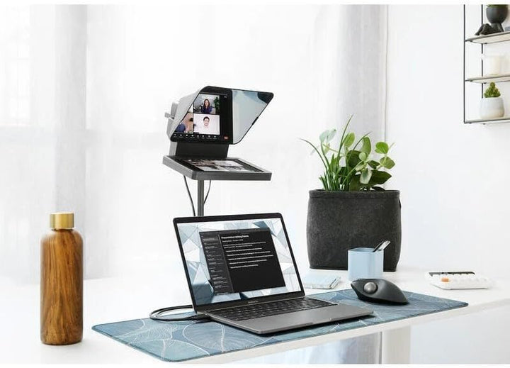 Elgato Prompter – Teleprompter mit integriertem Bildschirm für YouTube, Twitch, Zoom, Teams und mehr