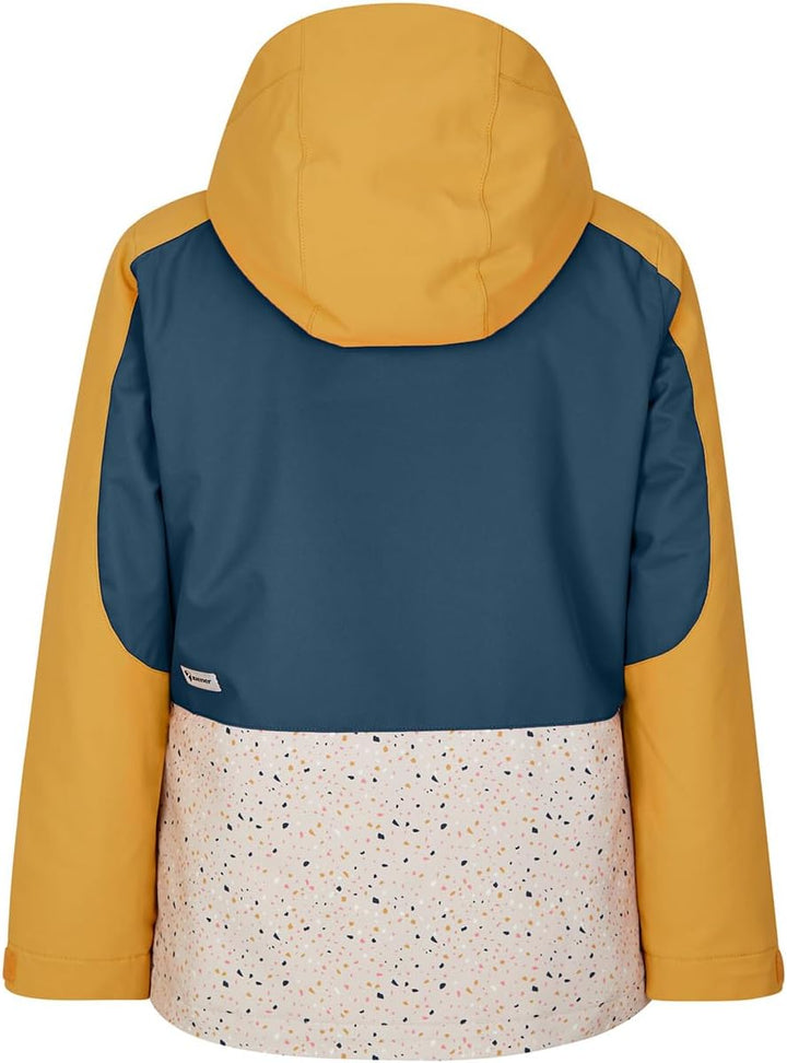 Ziener Mädchen Amely Ski-Jacke, Winter-Jacke | wasserdicht, winddicht, warm (1er Pack) 176 golden mi