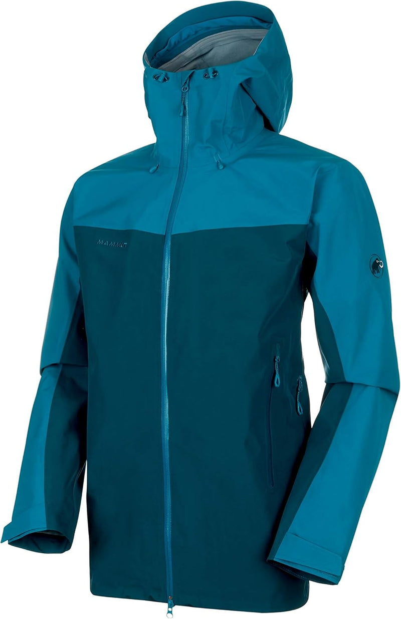 Mammut Herren Crater Hooded Hardshell-Jacke mit Kapuze XL wing teal-sapphire, XL wing teal-sapphire