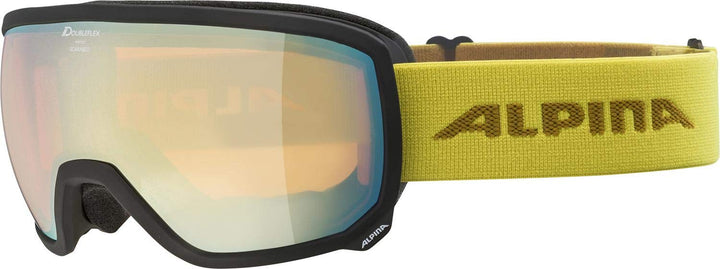 ALPINA SCARABEO Q-LITE - Verspiegelte, Kontrastverstärkende OTG Skibrille Mit 100% UV-Schutz Für Erw