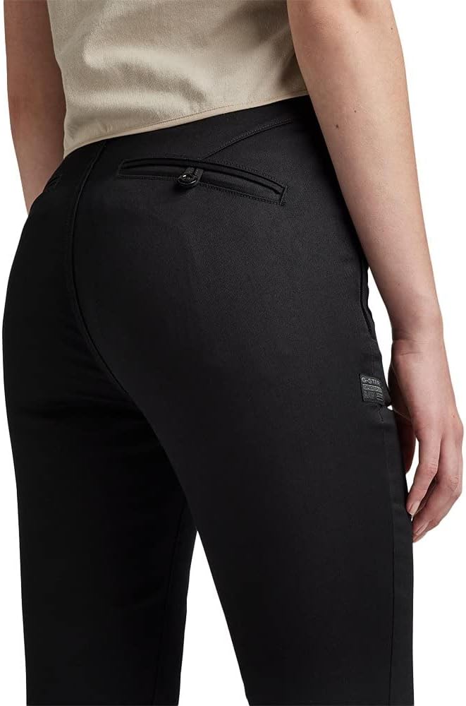 G-STAR RAW Damen Skinny Chinohose Pants 24W / 32L Schwarz (Dk Black D22892-c105-6484), 24W / 32L Sch